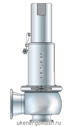 Клапан стерильный пружинный предохранительный LESER 4884 Клапаны / вентили